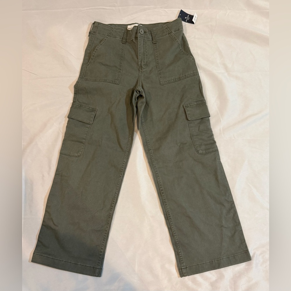 Abercrombie Kids Olive Cargo Pants
